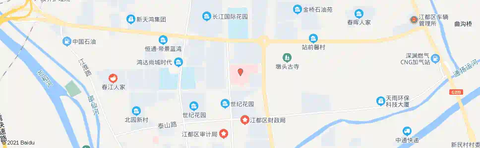 扬州洪泉医院_公交站地图_扬州公交_妙搜公交查询2025