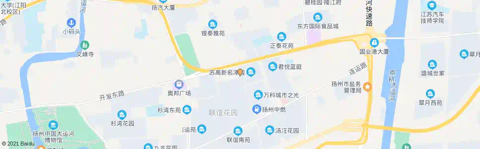 扬州联谊路_公交站地图_扬州公交_妙搜公交查询2025