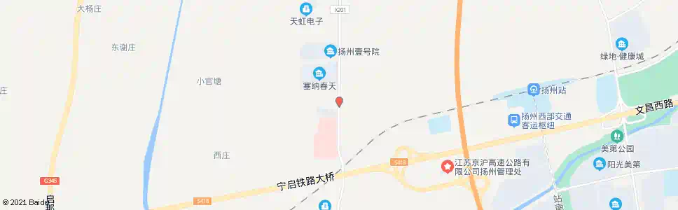 扬州西蒋巷_公交站地图_扬州公交_妙搜公交查询2025