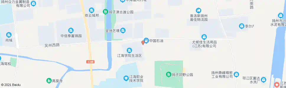 扬州江海学院(高昮寺)_公交站地图_扬州公交_妙搜公交查询2025