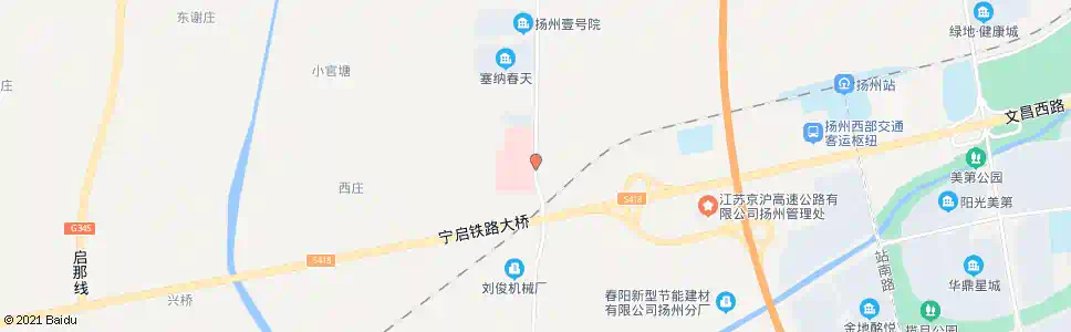扬州苏北医院分院_公交站地图_扬州公交_妙搜公交查询2025