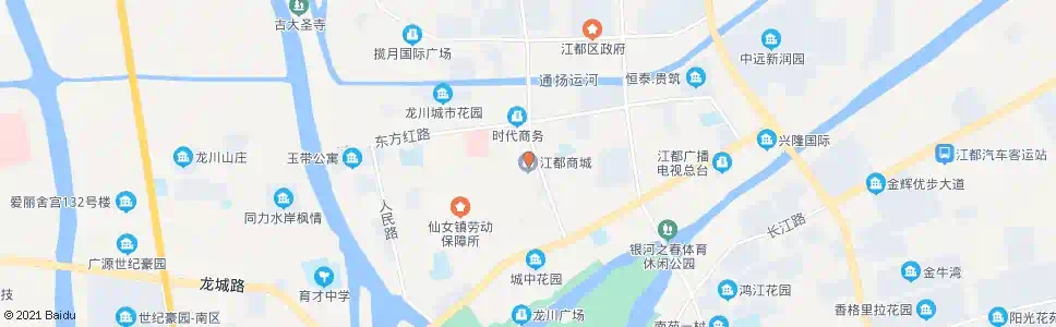 扬州江都商场_公交站地图_扬州公交_妙搜公交查询2025