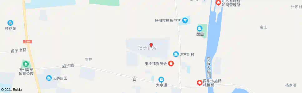 扬州扬子新苑_公交站地图_扬州公交_妙搜公交查询2025