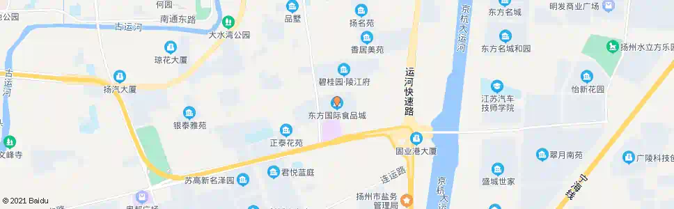 扬州东方国际食品城_公交站地图_扬州公交_妙搜公交查询2025
