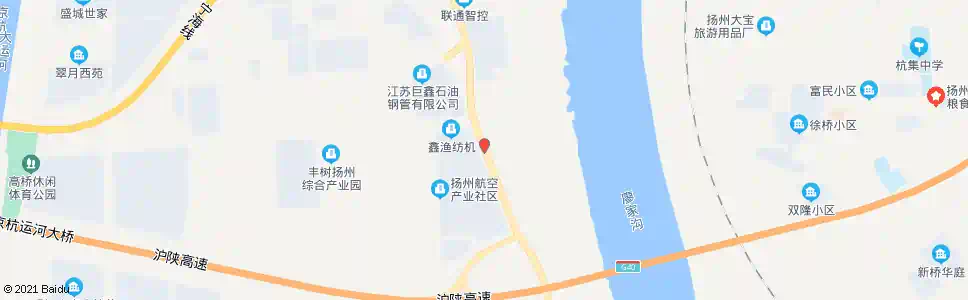 扬州沙湾南路大众港路_公交站地图_扬州公交_妙搜公交查询2025