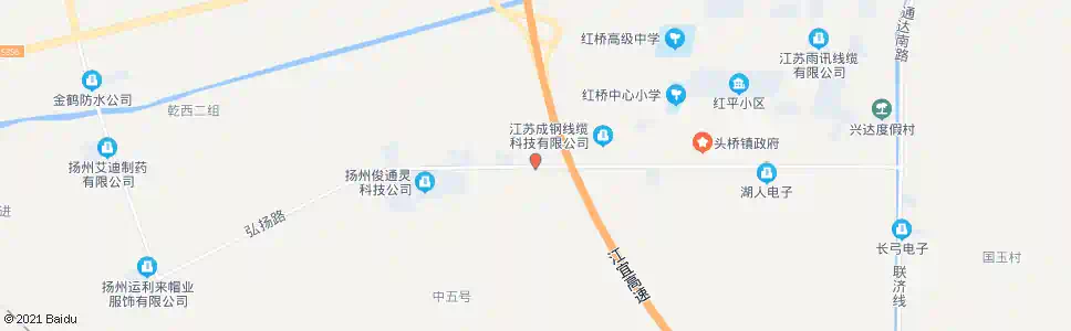 扬州六桥村_公交站地图_扬州公交_妙搜公交查询2025