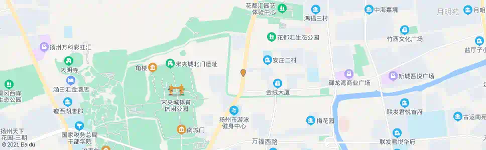 扬州干休所_公交站地图_扬州公交_妙搜公交查询2025