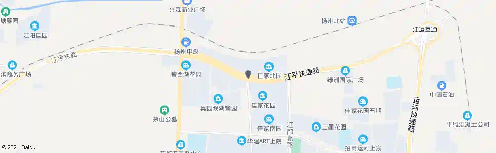 扬州黄金坝路_公交站地图_扬州公交_妙搜公交查询2025