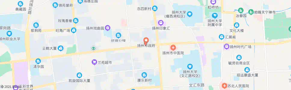扬州金盛国际家居_公交站地图_扬州公交_妙搜公交查询2025