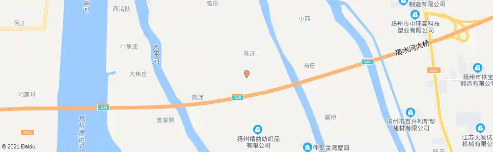 扬州华芝生态园_公交站地图_扬州公交_妙搜公交查询2025