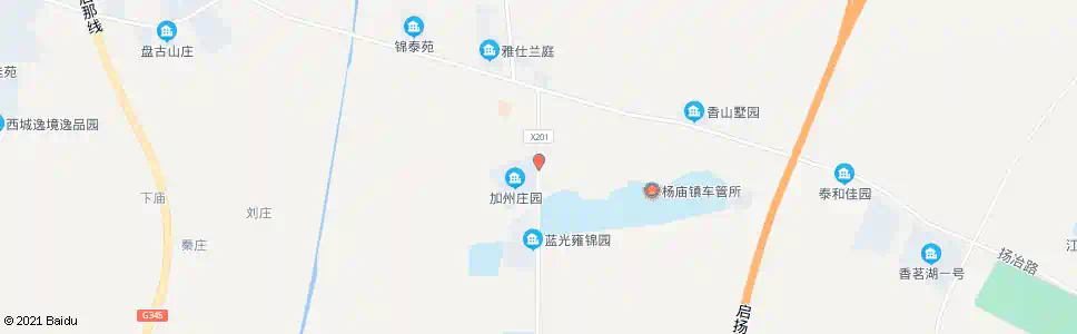扬州加州庄园_公交站地图_扬州公交_妙搜公交查询2025