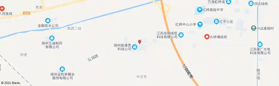 扬州天勤_公交站地图_扬州公交_妙搜公交查询2025