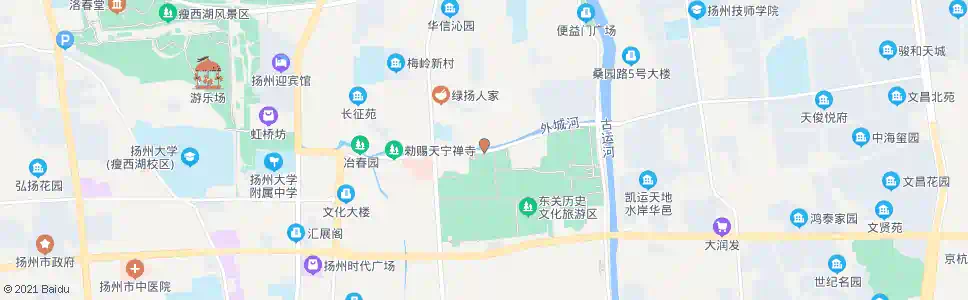 扬州个园_公交站地图_扬州公交_妙搜公交查询2025