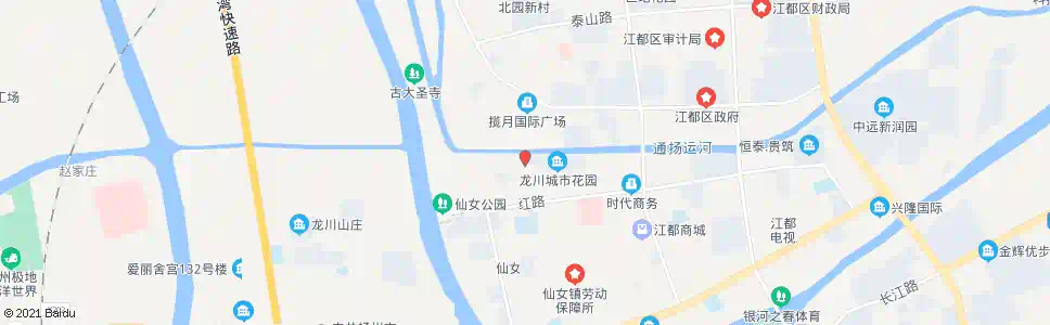 扬州利民桥(沙湾南路)_公交站地图_扬州公交_妙搜公交查询2025