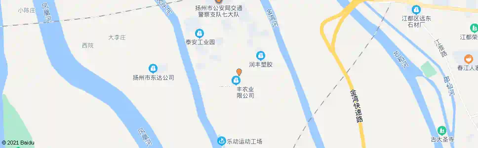 扬州蒋西庄_公交站地图_扬州公交_妙搜公交查询2025