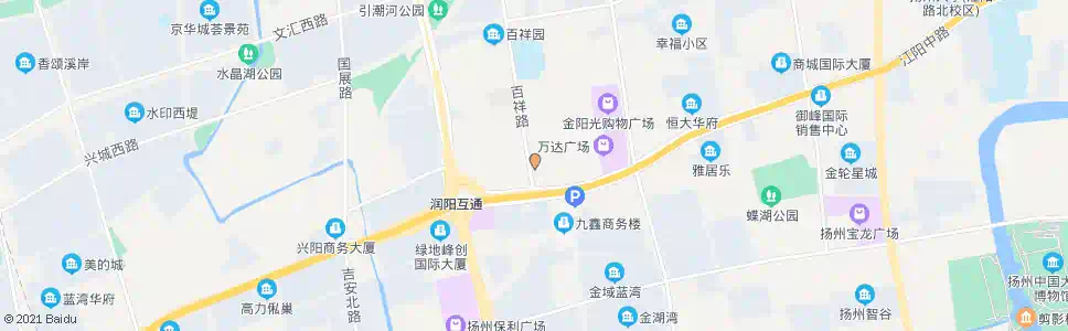 扬州邗江行政中心_公交站地图_扬州公交_妙搜公交查询2025