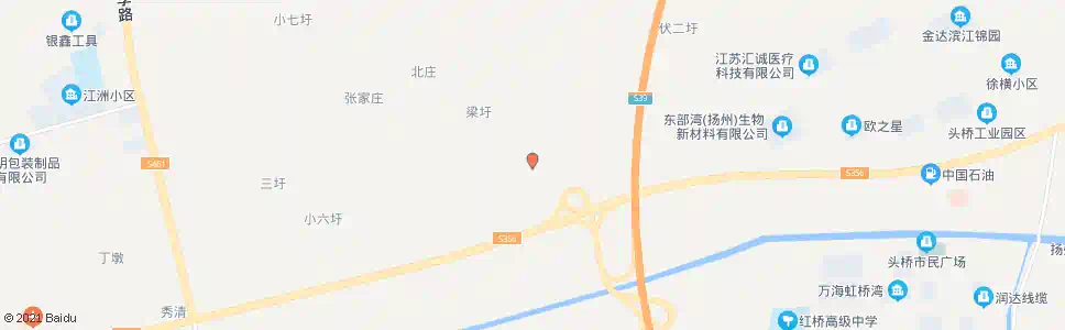 扬州八桥村_公交站地图_扬州公交_妙搜公交查询2025