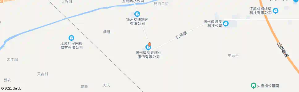 扬州吴桥加油站_公交站地图_扬州公交_妙搜公交查询2025
