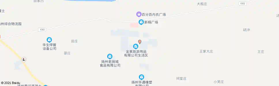 扬州金泉公司_公交站地图_扬州公交_妙搜公交查询2025