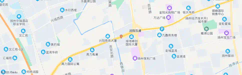扬州江阳西路_公交站地图_扬州公交_妙搜公交查询2025