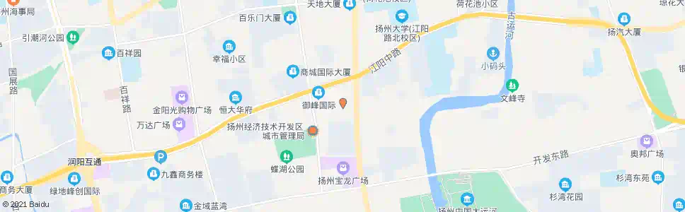 扬州世纪家园_公交站地图_扬州公交_妙搜公交查询2025