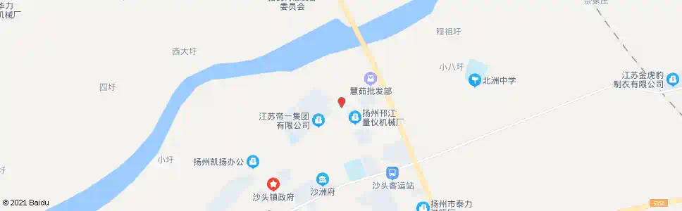 扬州沙头税务局_公交站地图_扬州公交_妙搜公交查询2025