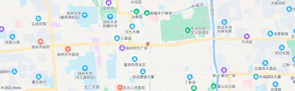 扬州珍园(萃园)_公交站地图_扬州公交_妙搜公交查询2025