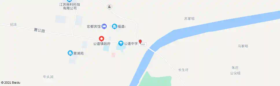 扬州公道桥西_公交站地图_扬州公交_妙搜公交查询2025