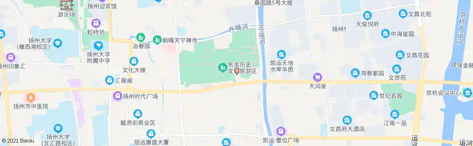 扬州一中_公交站地图_扬州公交_妙搜公交查询2025