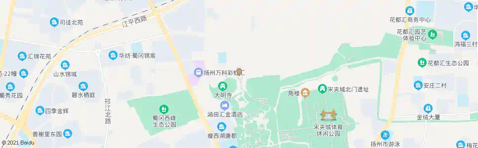 扬州烈士陵园_公交站地图_扬州公交_妙搜公交查询2025