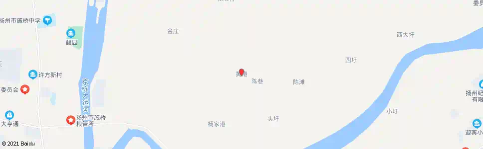 扬州黄港路_公交站地图_扬州公交_妙搜公交查询2025