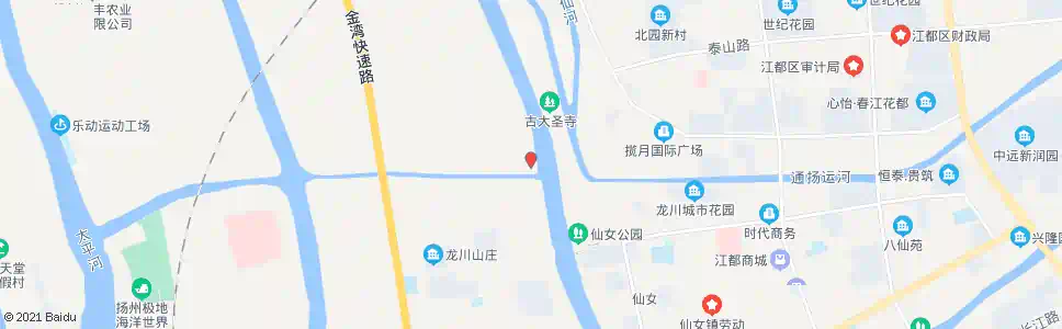 扬州南江村_公交站地图_扬州公交_妙搜公交查询2025