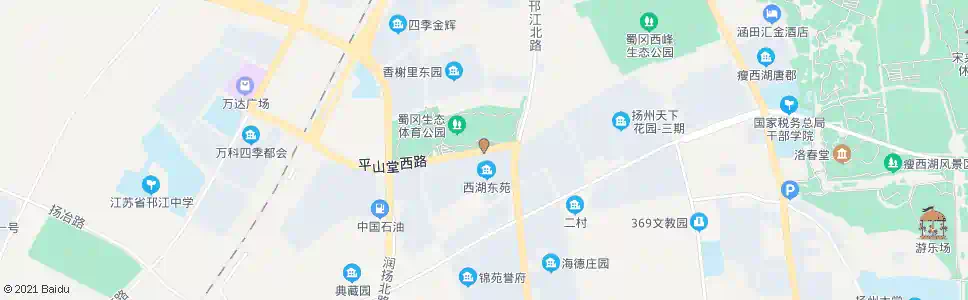 扬州西湖东苑_公交站地图_扬州公交_妙搜公交查询2025
