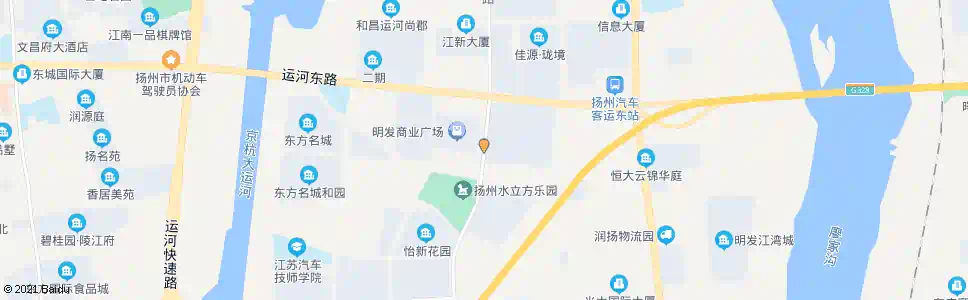 扬州明发路_公交站地图_扬州公交_妙搜公交查询2025