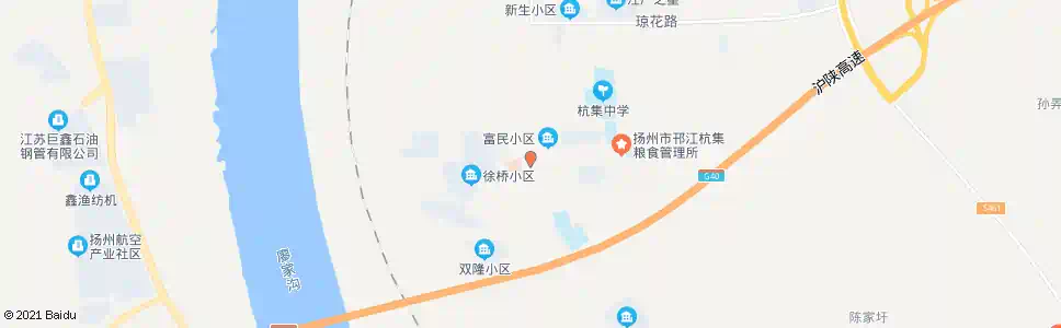 扬州杭集医院(南行)_公交站地图_扬州公交_妙搜公交查询2025