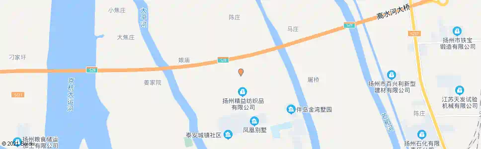 扬州金泰村_公交站地图_扬州公交_妙搜公交查询2025