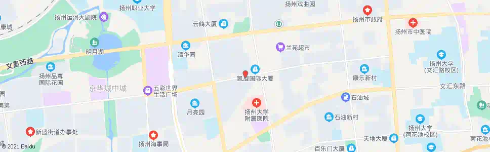 扬州望月路(步行街)_公交站地图_扬州公交_妙搜公交查询2025