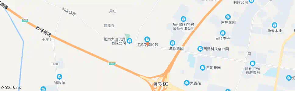 扬州俞桥村_公交站地图_扬州公交_妙搜公交查询2025