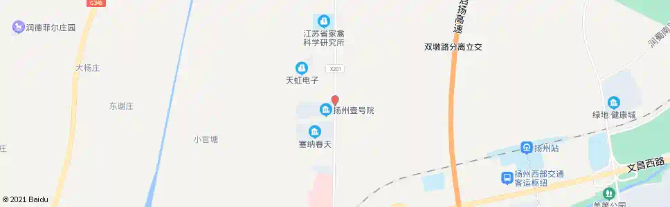 扬州南庄_公交站地图_扬州公交_妙搜公交查询2025