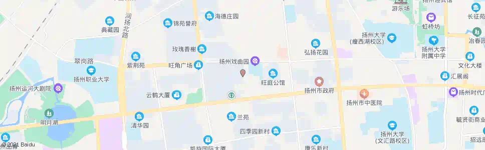扬州翠岗小区东门_公交站地图_扬州公交_妙搜公交查询2025