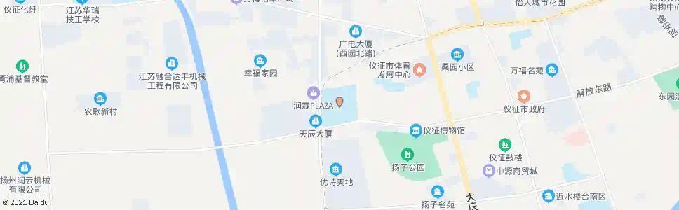 扬州新仪中_公交站地图_扬州公交_妙搜公交查询2025
