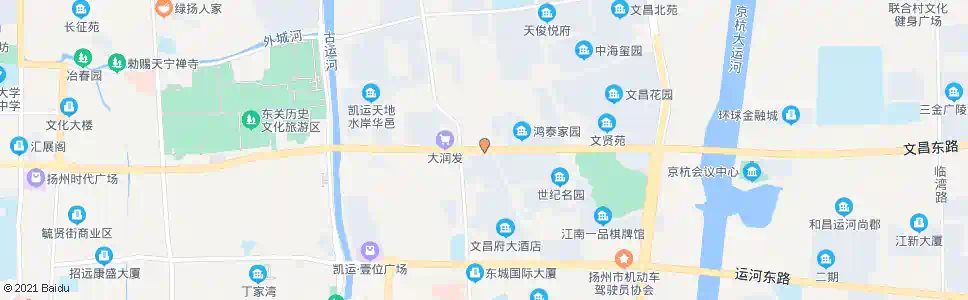 扬州沙北三村(北)_公交站地图_扬州公交_妙搜公交查询2025