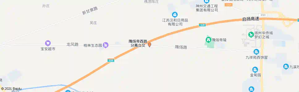 扬州唐沟_公交站地图_扬州公交_妙搜公交查询2025
