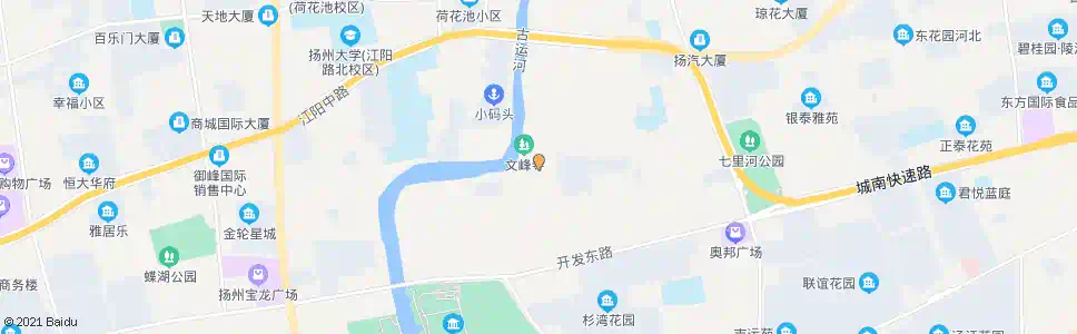 扬州文峰塔_公交站地图_扬州公交_妙搜公交查询2025