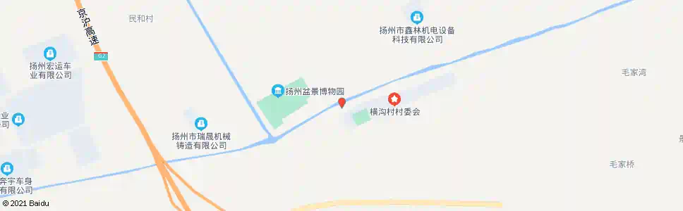 扬州横沟七组_公交站地图_扬州公交_妙搜公交查询2025