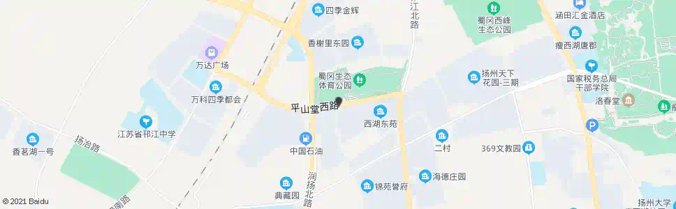 扬州平山堂西路_公交站地图_扬州公交_妙搜公交查询2025