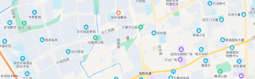 扬州西郡188花园南门_公交站地图_扬州公交_妙搜公交查询2025