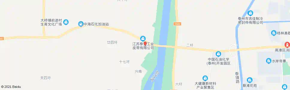 扬州高港大桥西_公交站地图_扬州公交_妙搜公交查询2025