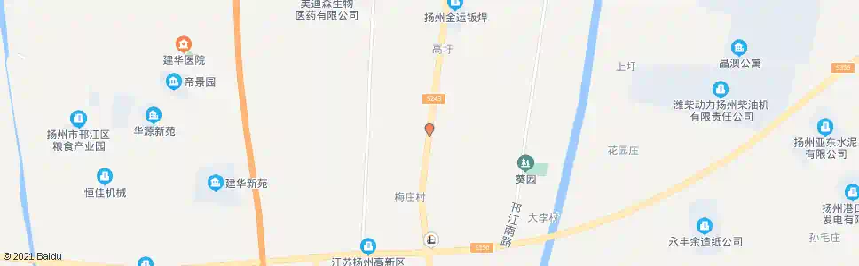 扬州大李桥_公交站地图_扬州公交_妙搜公交查询2025
