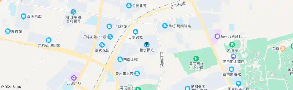 扬州碧水栖庭_公交站地图_扬州公交_妙搜公交查询2025